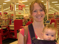 Jaci Donlan shops Target and Wal-Mart