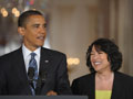 President Barack Obama and Sonia Sotomayor