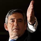 Britain's Prime Minister Gordon Brown 