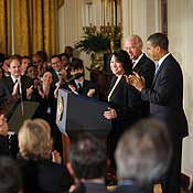 President Obama with Judge Sonia Sotomayor 