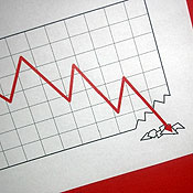 A graphic illustration of hitting bottom 
