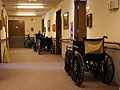 Wheelchairs at a care facility