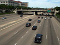 Traffic along I-94/35E in St. Paul, Minn.