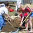 The Carter family hard at work