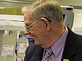 Al Whitney visits donors