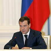 Russian President Dmitry Medvedev 