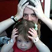 Sara Steffens with her daughter Rosie 