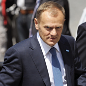Polish Prime Minister Donald Tusk in Brussels 
