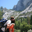 A couple relaxes at Yosemite National Park