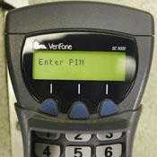 A chip and pin debit console 