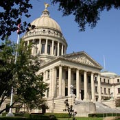 The Mississippi capitol in Jackson, Miss. 