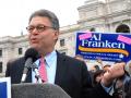 Franken spoke to supporters