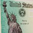 A blank U.S. government check.