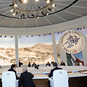 The G8 summit in L'Aquila, central Italy 