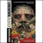 The cover of an 'Unknown Soldier' comic book.