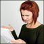 Woman questions bill.