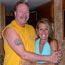 Mike and Kimberly Teel in their motorhome.