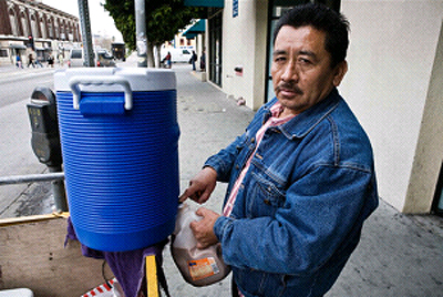 
                Westlake tamale salesman Antonio Bautista.
                                    (Anna Bosch)
                                