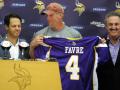 Brett Favre, Mark Wilf, Zygi Wilf