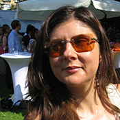Economist Betsey Stevenson at a wedding 