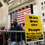 Protesters on Wall Street.