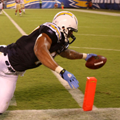 Kory Sperry of the San Diego Chargers 