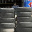 Tires at a shop in China