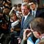Sen. Max Baucus speaks to the media