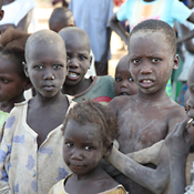 Children in a community outside of Lodwar, Kenya 