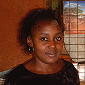 Stella Nabibia is the head of the catering department at Turkana Women Conference Center. She's had to skip lunch as the price of food has skyrocketed because of drought.
