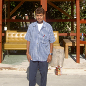 Gerry "Ray" Geronimo standing outside at the office of the Filipino American Service Group. Geronimo is a legal immigrant in the United States, but can't find work and doesn't receive Social Security benefits.