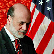 Federal Reserve Chairman Ben Bernanke. 