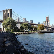 The Brooklyn Bridge in New York City 
