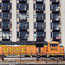 A Burlington Northern Santa Fe engine