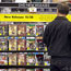 Shopper peruses DVDs