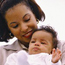A mom with three-month-old baby girl
