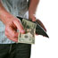 Man grabs cash from his wallet