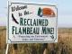 Flambeau welcome sign