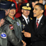 U.S. President Barack Obama lands in Korea