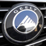 Emblem on a Geely car