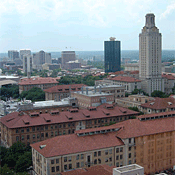 View of the University of Texas in Austin 