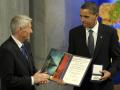 Obama receives peace prize