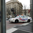 A police car blocks a street near Capitol Hill