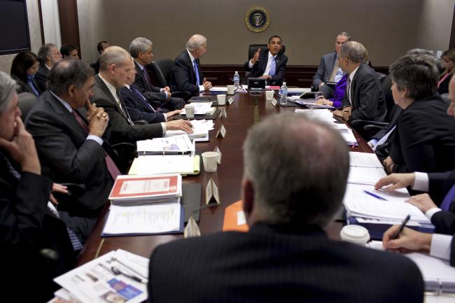 the situation room white house. (AP Photo/The White House,