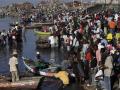Lining up for a boat
