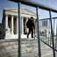 Barricades in front of the U.S. Supreme Court