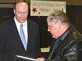 Seifert at a caucus