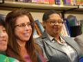 Valeria Silva and Bernadeia Johnson