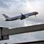American Airlines plane takes off