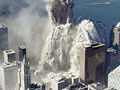 Aerial view of Sept. 11 attack